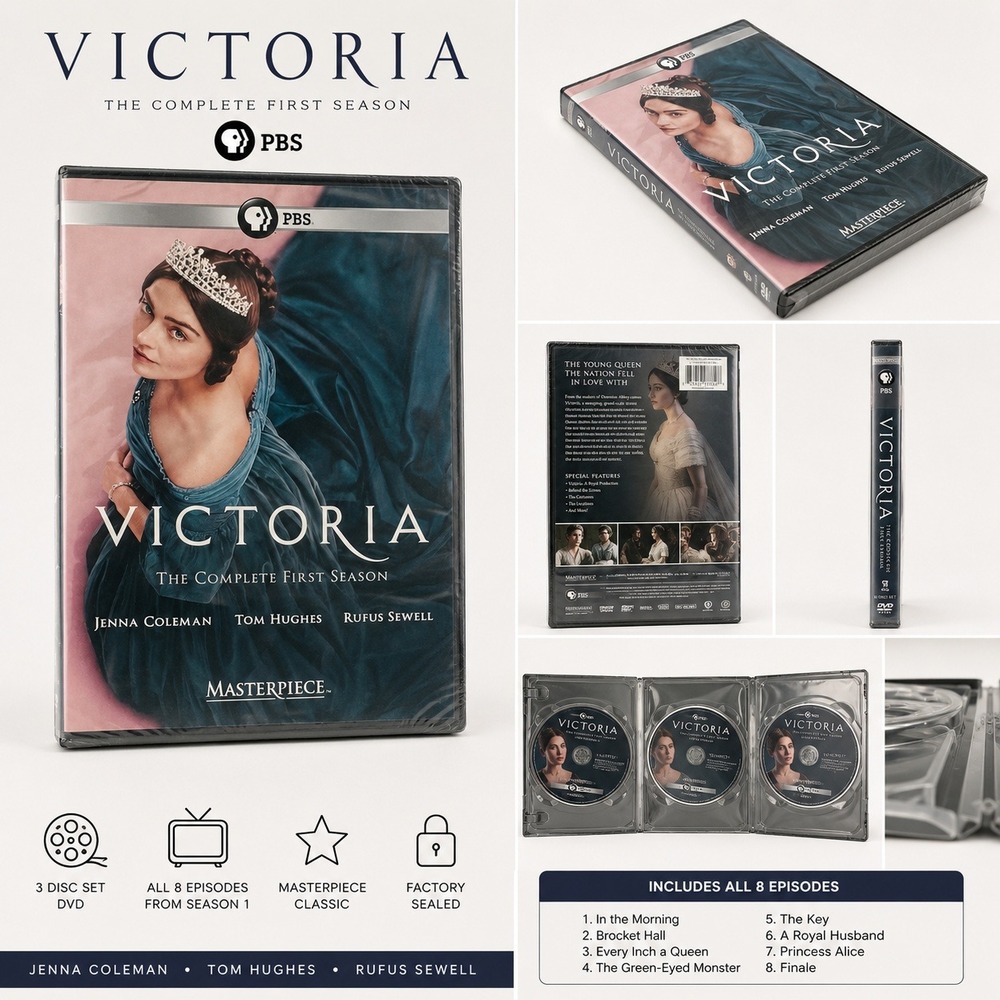 Victoria The Complete First Season‎ Masterpiece PBS DVD Jenna Coleman New Sealed
